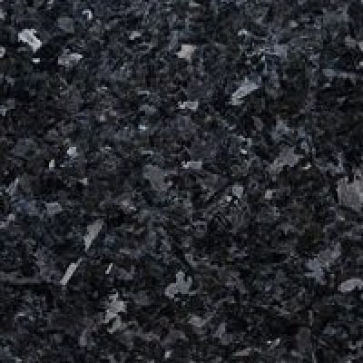 Image of Angola Black granite which is a black colour