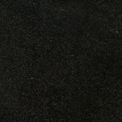 A black and silver speckled granite