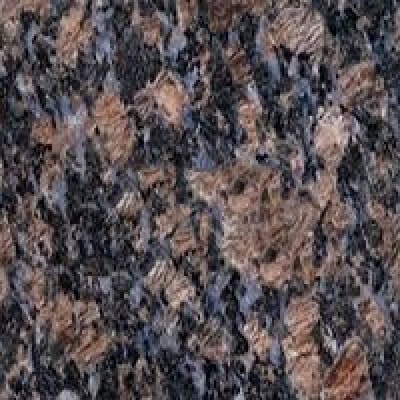 A brown and black granite