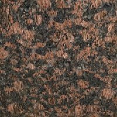A brown and black granite