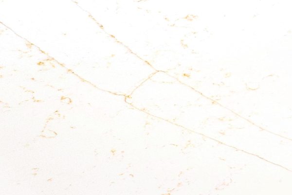 White with a golden thin pencil vein running through the material