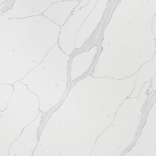 White with grey veins running through