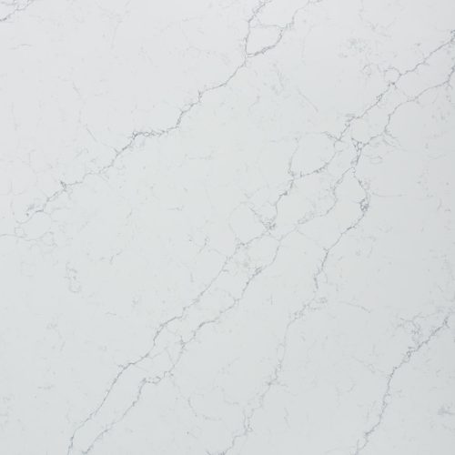 White with grey veins